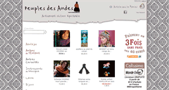 Desktop Screenshot of peuplesdesandes.com