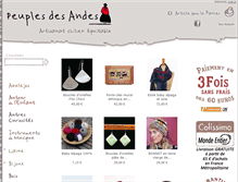 Tablet Screenshot of peuplesdesandes.com